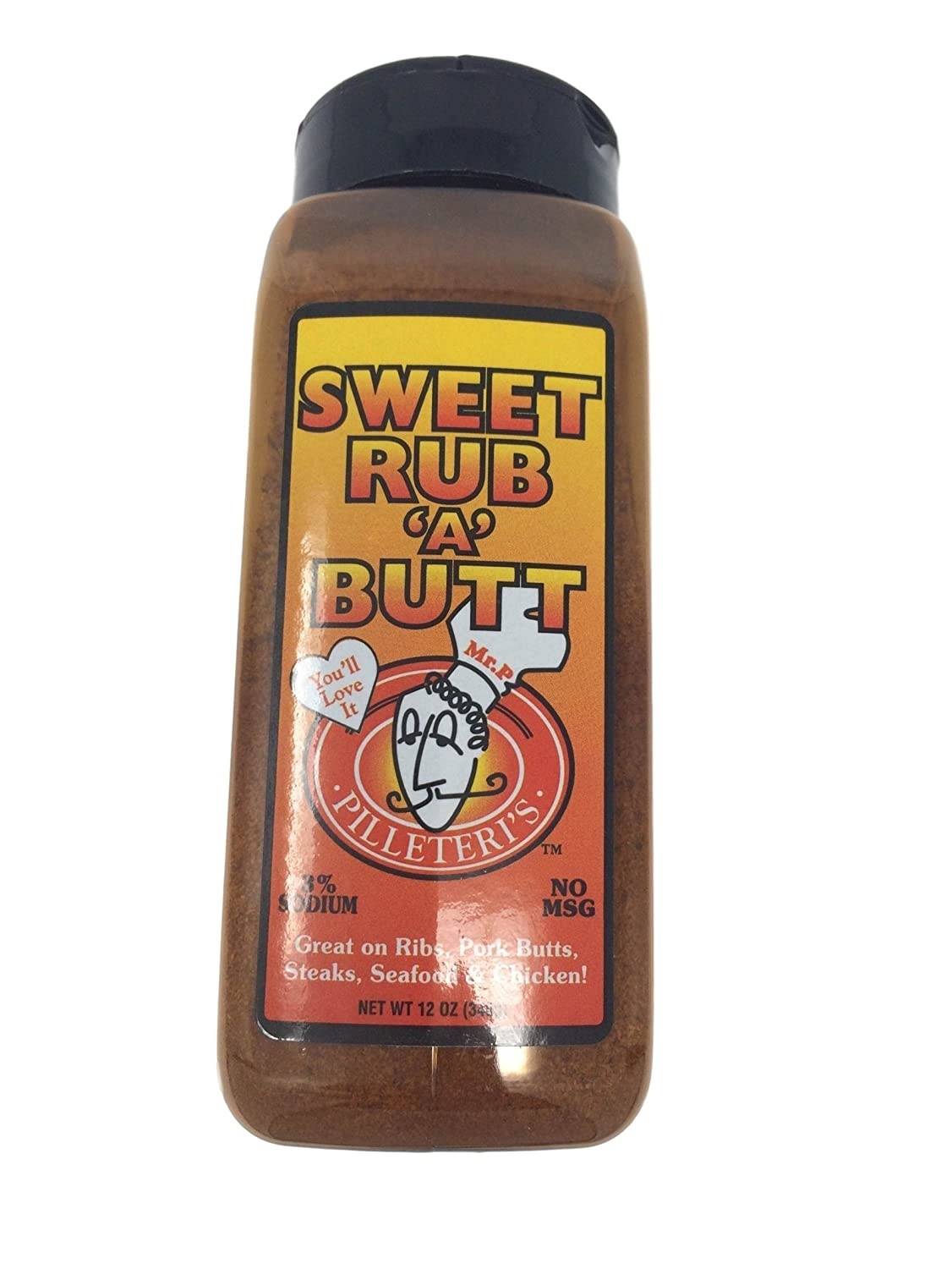 slide 1 of 1, Pilleteri's Sweet Rub A Butt, 12 oz