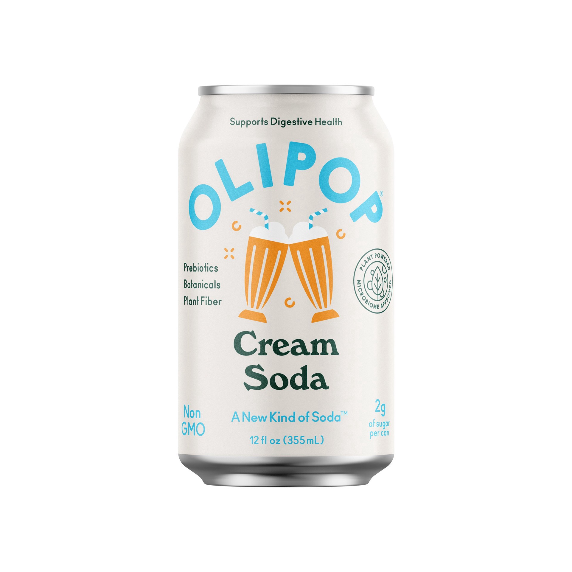slide 1 of 1, Olipop Prbtcrm Soda, 12 ct, 12 fl oz