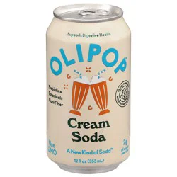 Olipop Prebiotic Cream Soda 12 fl oz