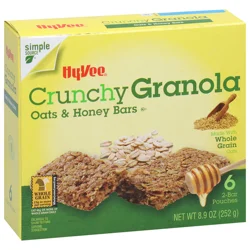 Hy-vee Oats & Honey Crunchy Granola Bars