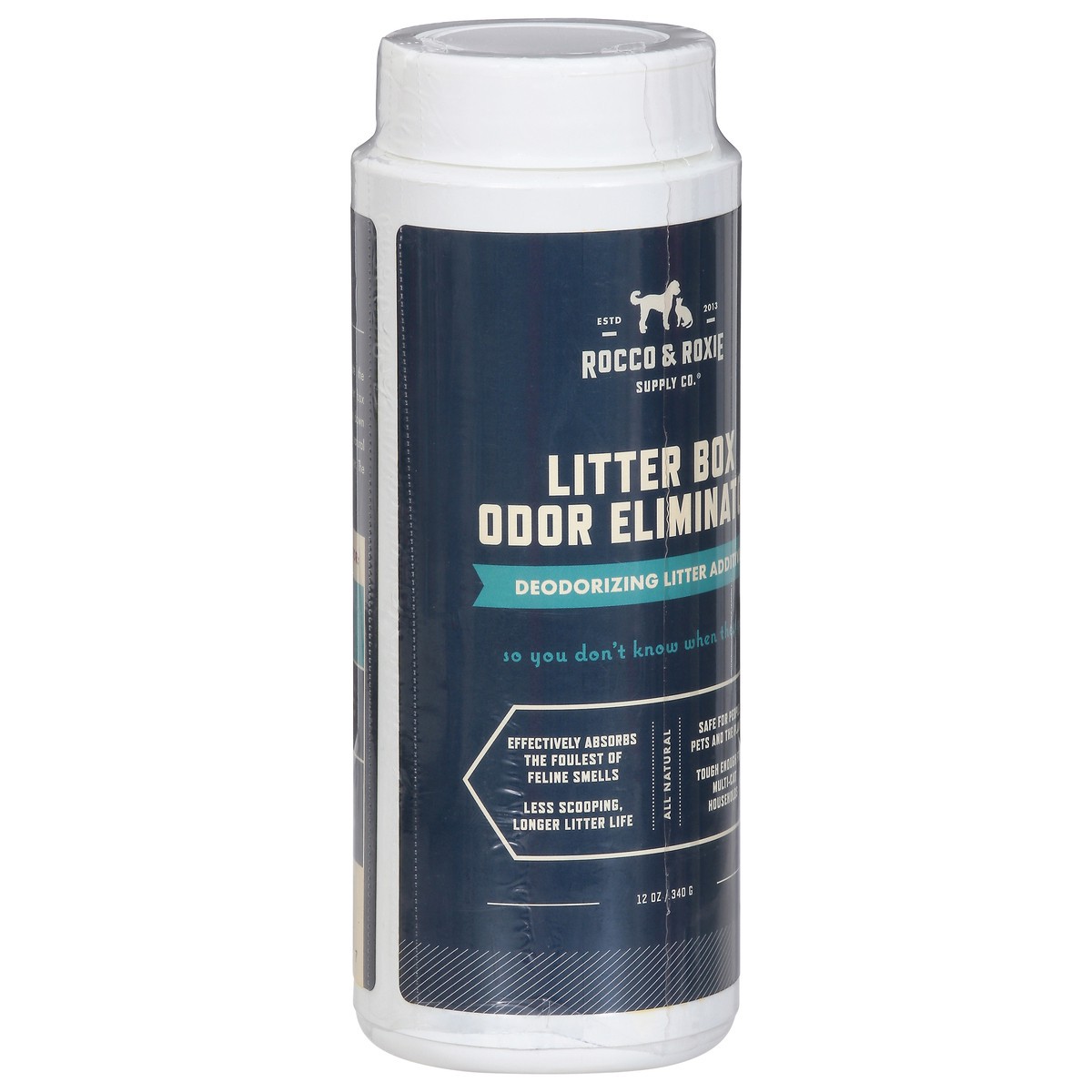 slide 7 of 9, Rocco & Roxie Supply Co. Rocco Roxie Litter Box Odor Elim 12OZ, 12 oz