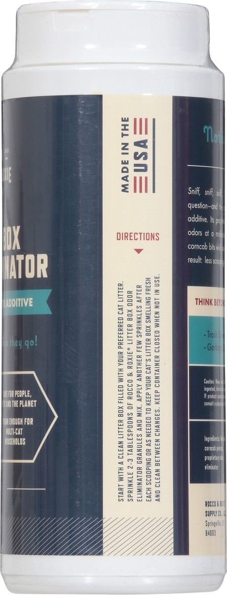 slide 6 of 9, Rocco & Roxie Supply Co. Rocco Roxie Litter Box Odor Elim 12OZ, 12 oz