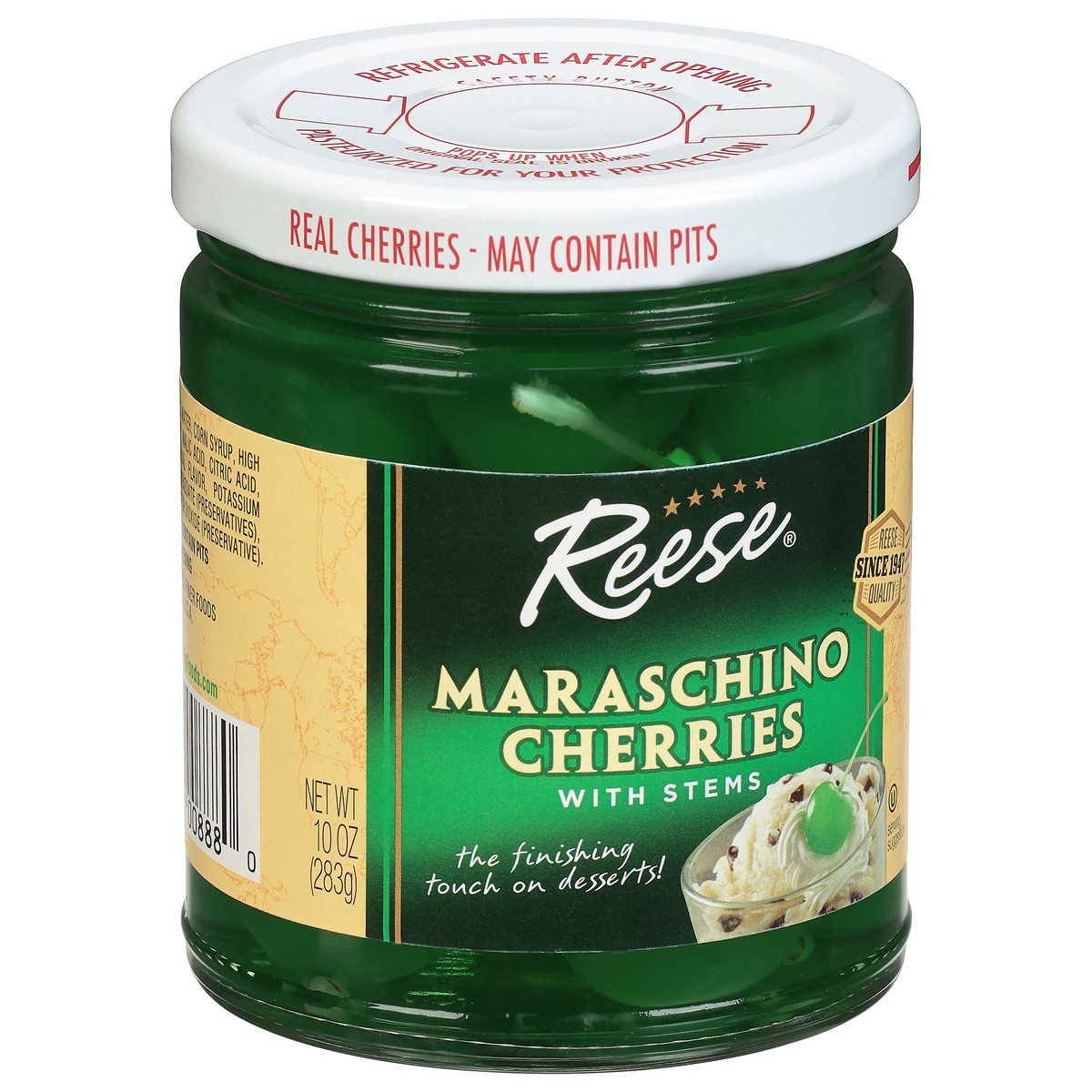 slide 9 of 12, Reese Maraschino Cherries with Stems 10 oz, per lb