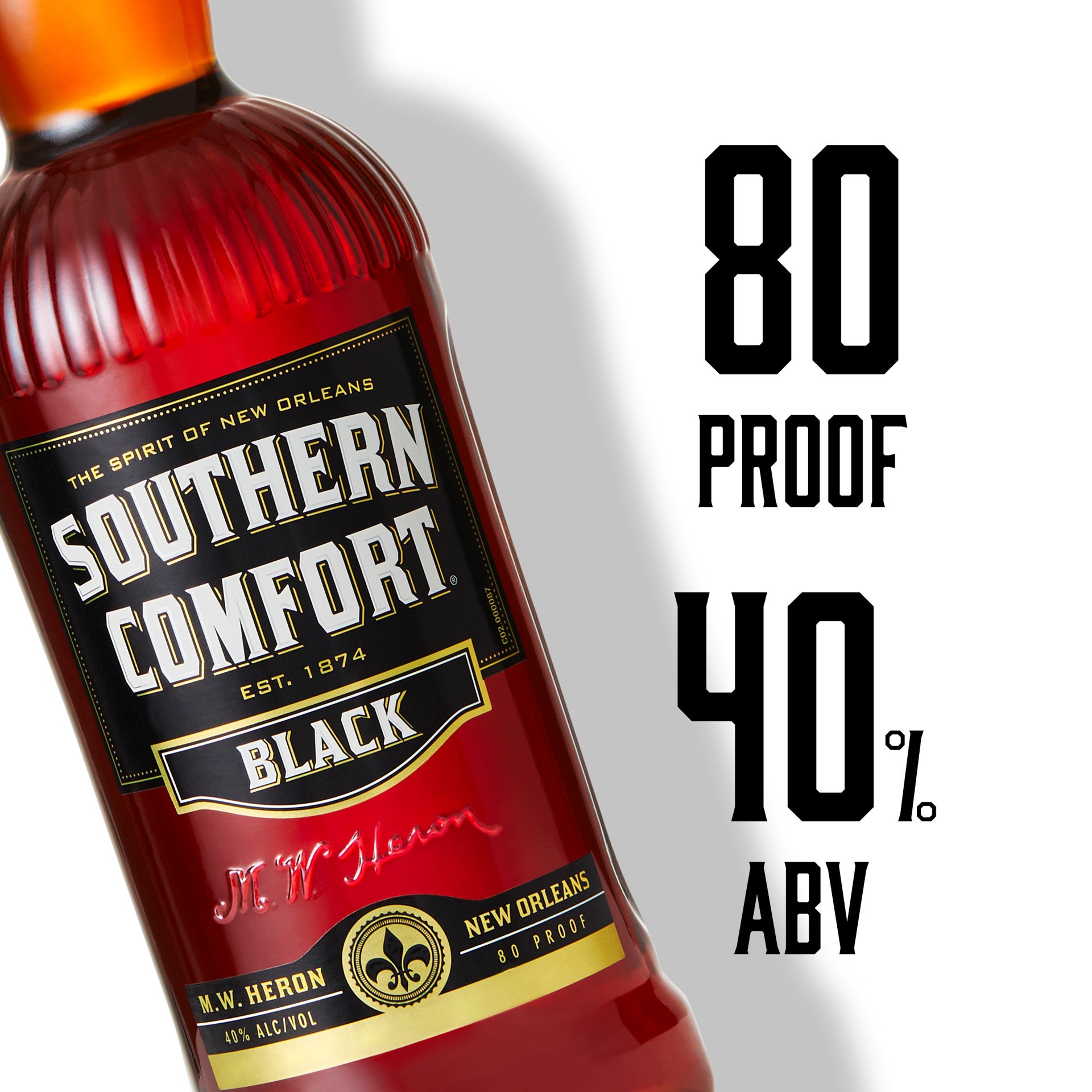 slide 4 of 5, Southern Comfort Black Whiskey, 750ml, 80 Proof, 750 ml