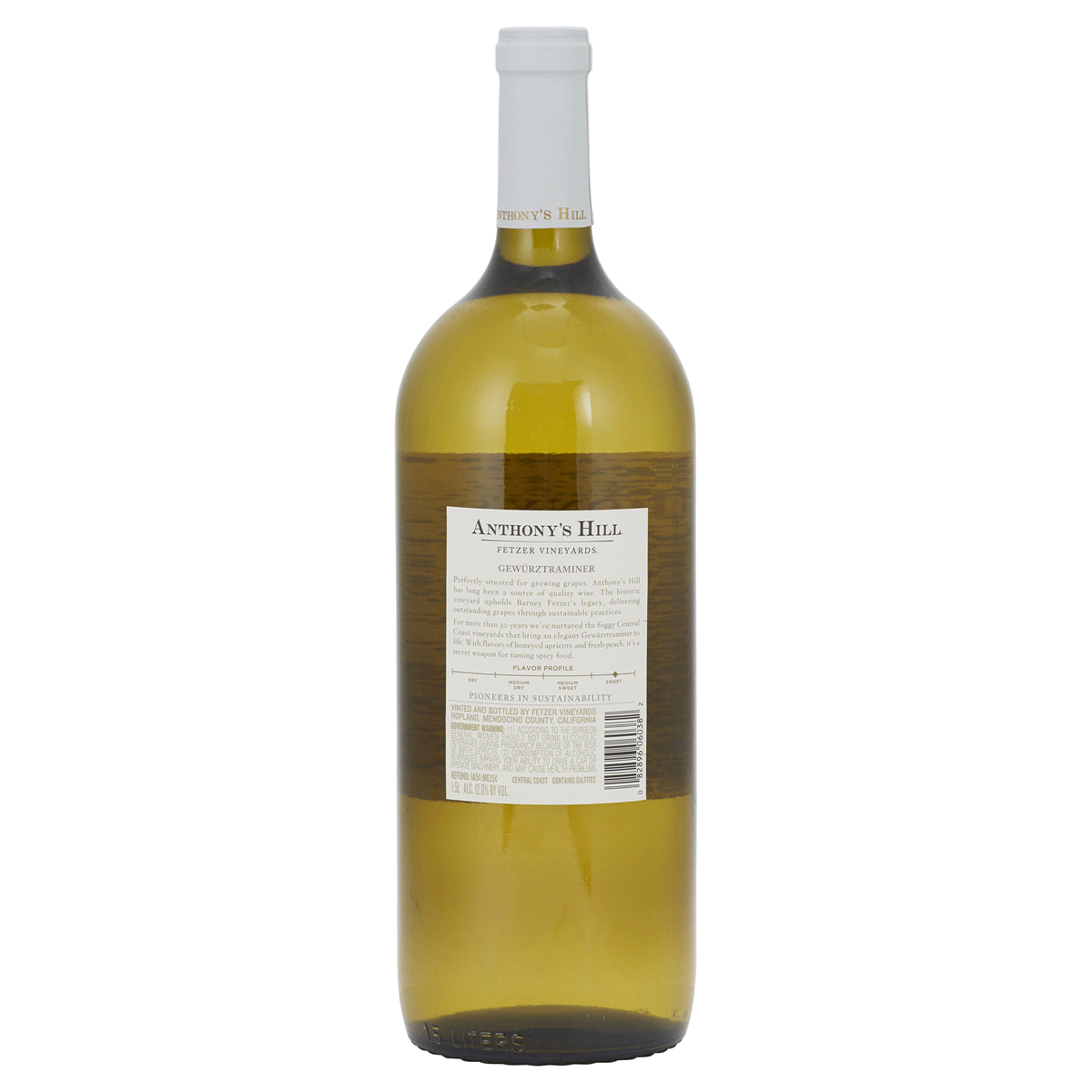 slide 2 of 2, Fetzer Anthony's Hill Gewurztraminer, 1.5 liter