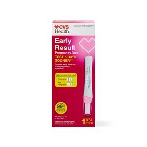 slide 1 of 1, CVS Health Early Result Pregnancy Test, 1 ct