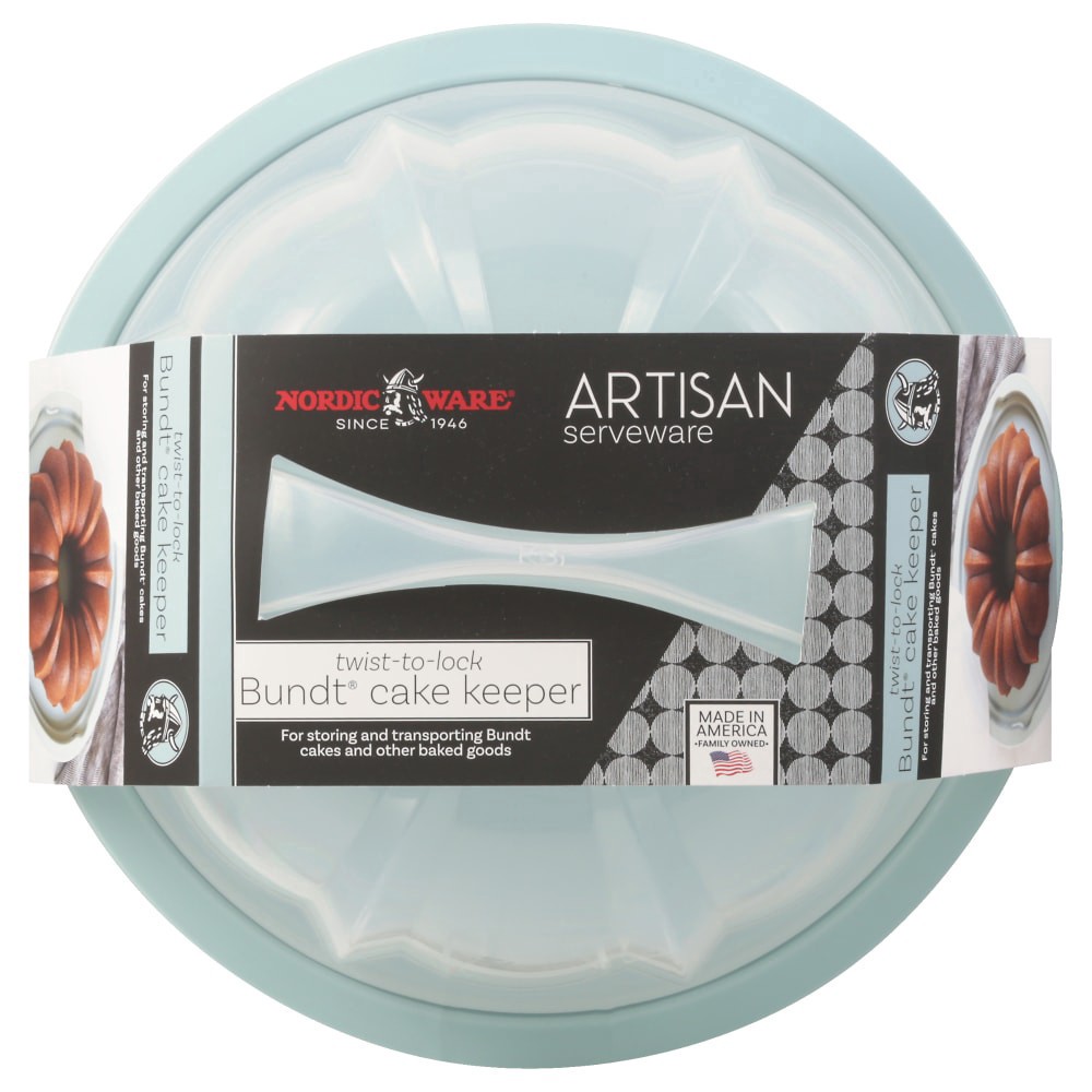 slide 1 of 4, Nordic Ware Bundt Cake Keeper, 12 in