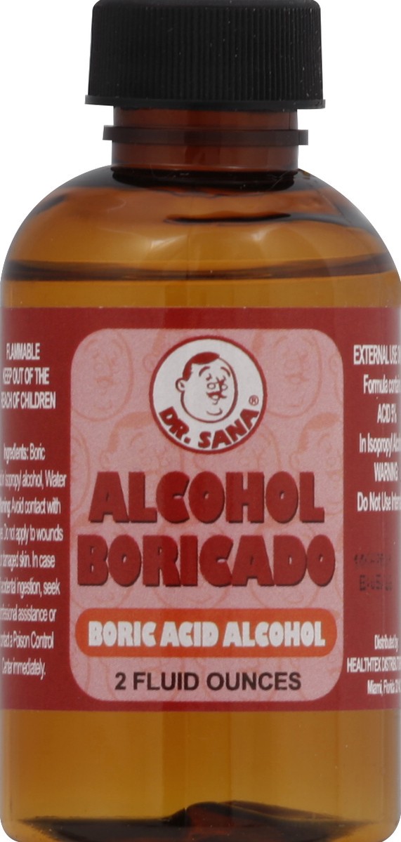 slide 2 of 3, Dr. Sana Boric Acid Alcohol 2 oz, 2 oz