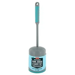 H-E-B Hideaway Bowl Brush & Caddy