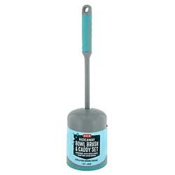 H-E-B Hideaway Bowl Brush & Caddy