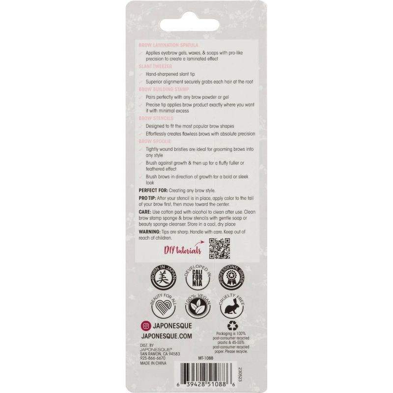 slide 5 of 8, JAPONESQUE Beauty Tool Brow Builder Set - 7ct, 7 ct