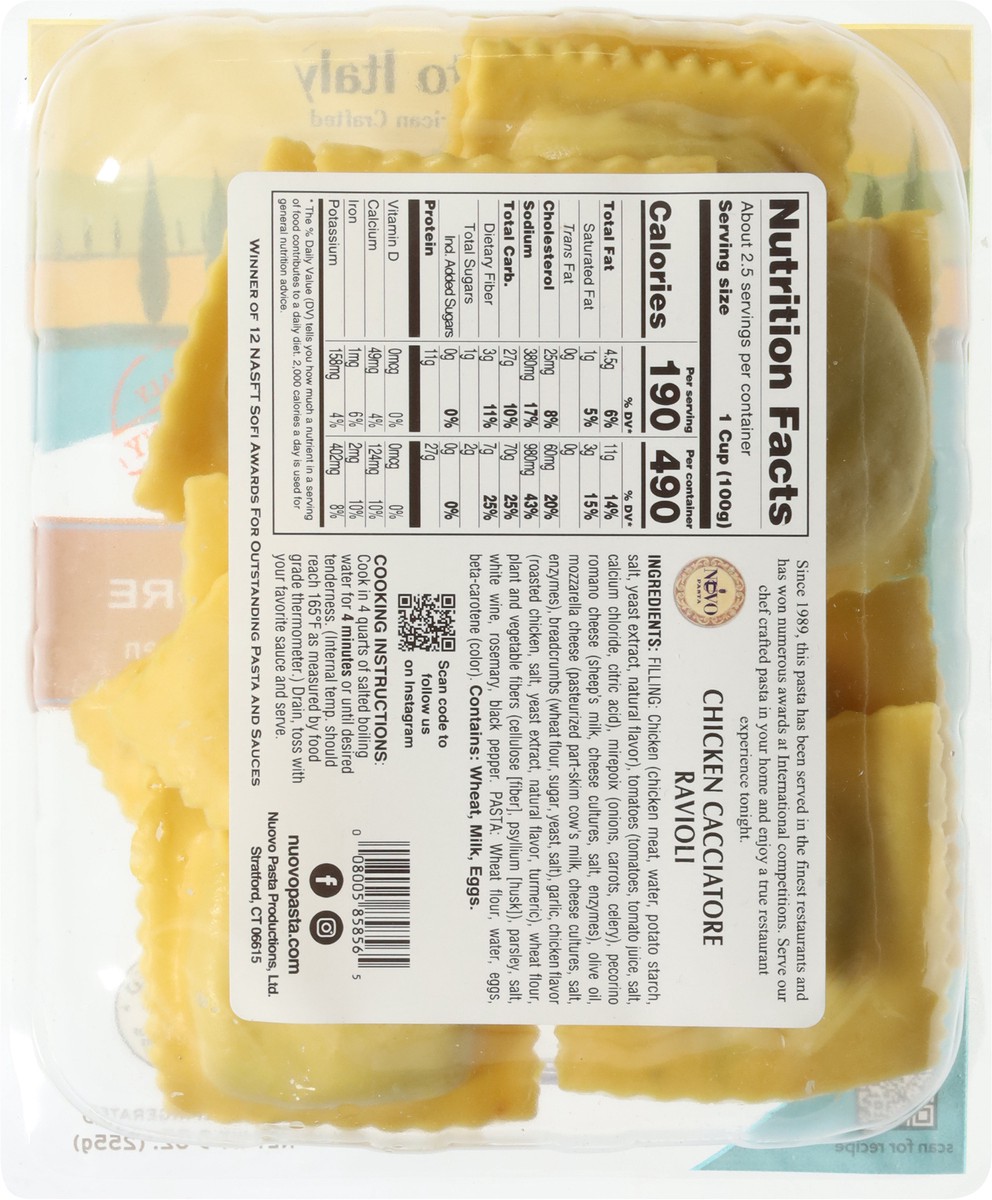 slide 7 of 13, Nuovo Chicken Cacciatore Ravioli 9 oz, 9 oz