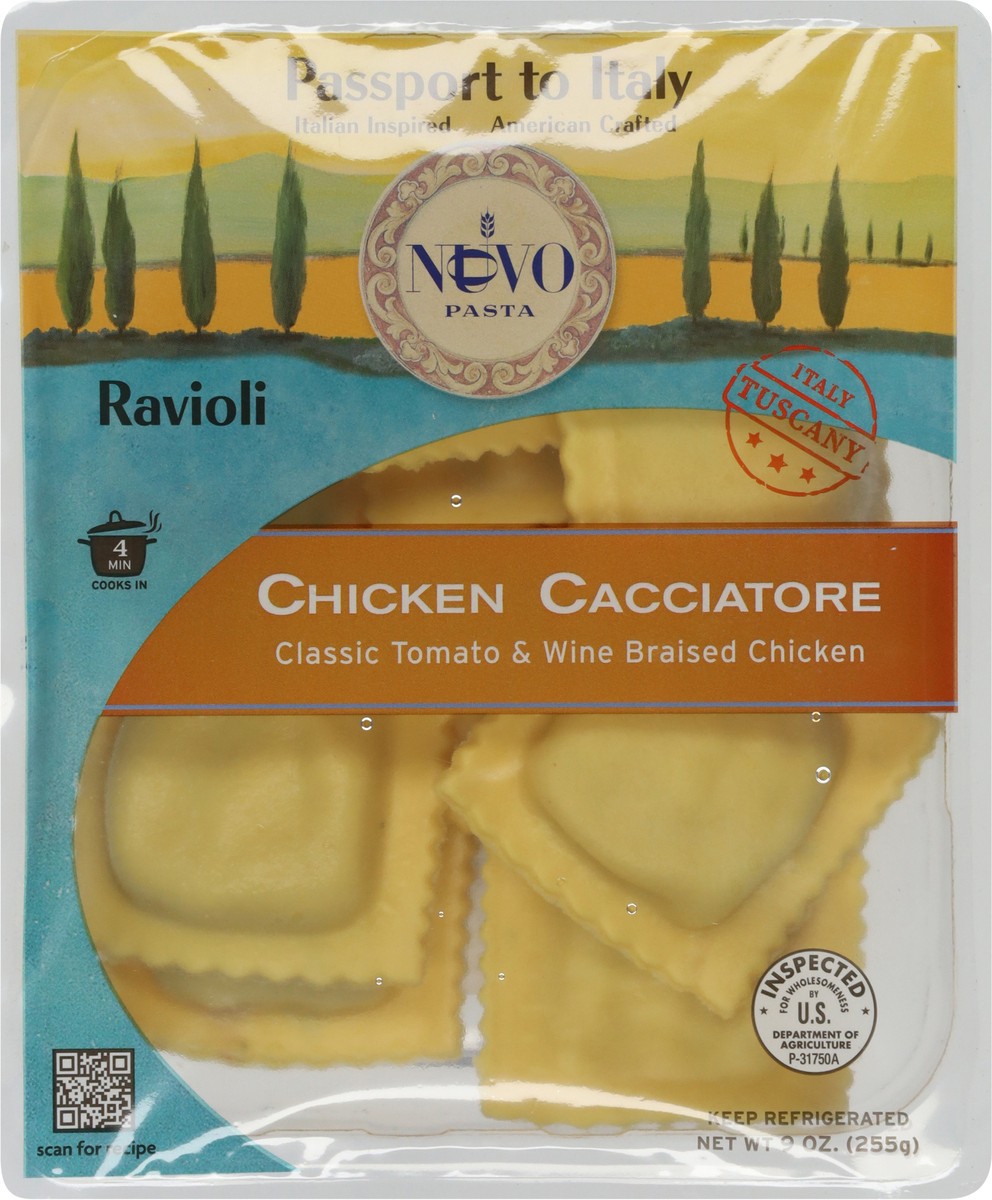 slide 8 of 13, Nuovo Chicken Cacciatore Ravioli 9 oz, 9 oz