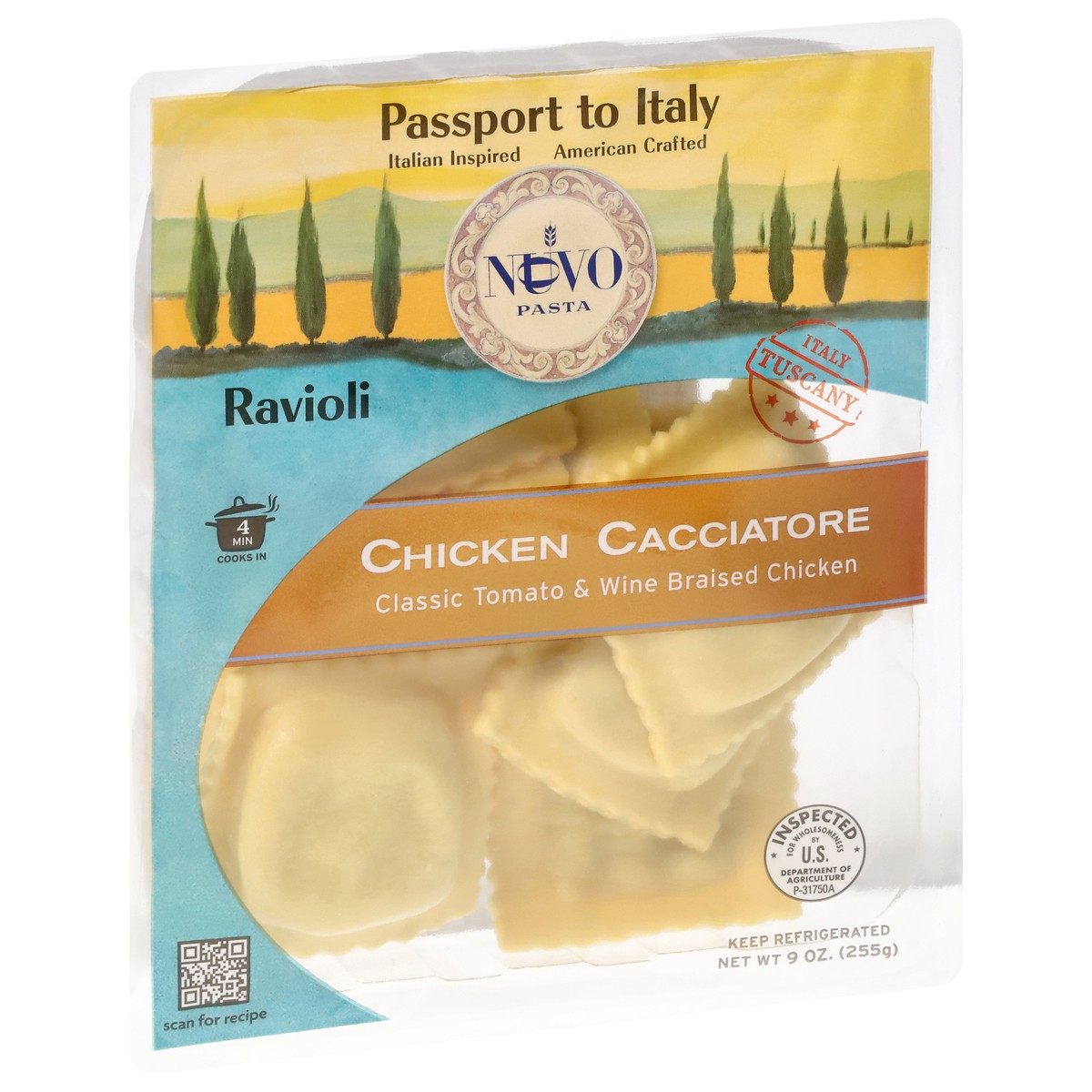 slide 11 of 13, Nuovo Chicken Cacciatore Ravioli 9 oz, 9 oz