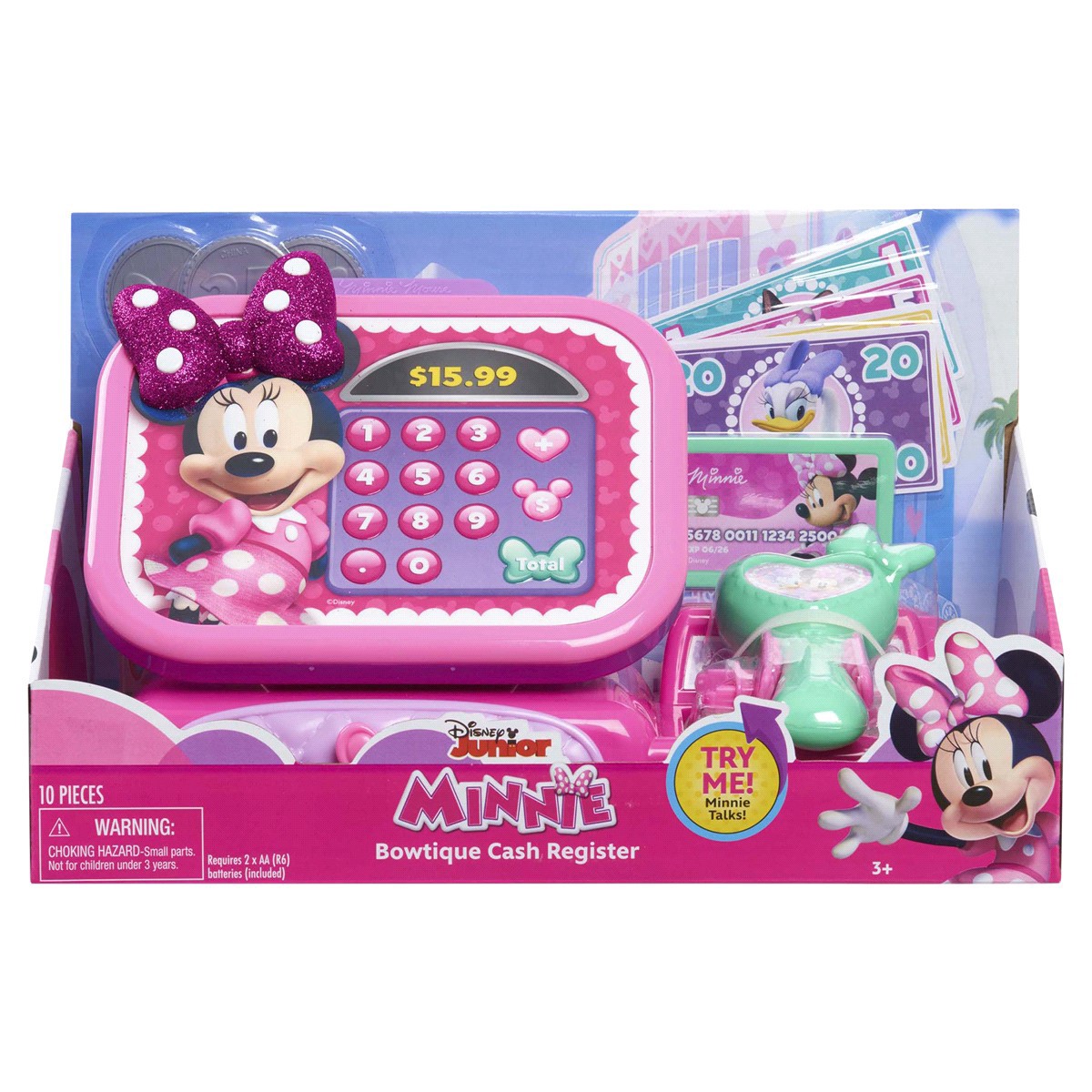 slide 1 of 9, Disney Minnie Mouse Bowtique Cash Register, 1 ct