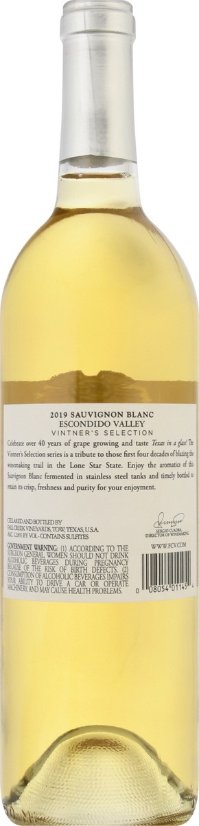 slide 9 of 9, Fall Creek Escondido Valley Texas Sauvignon Blanc 750 ml, 750 ml