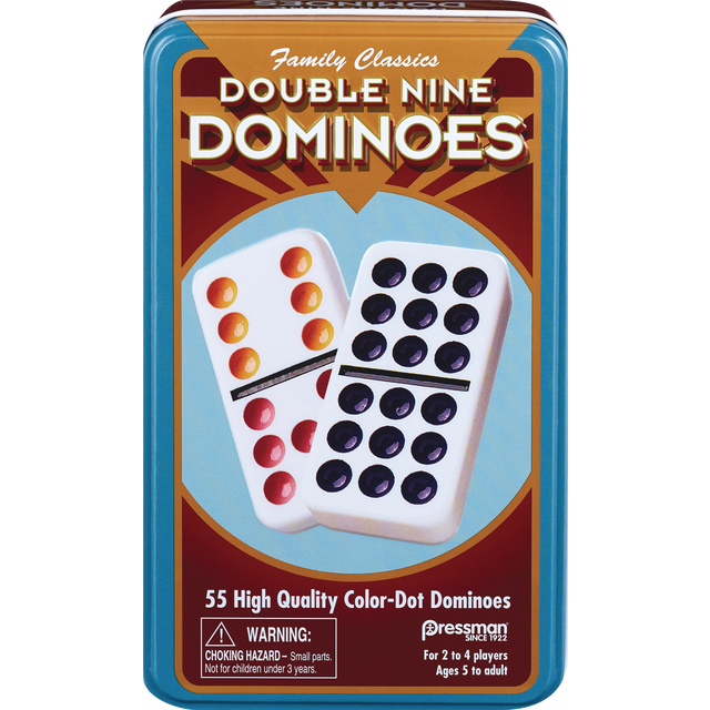 slide 1 of 1, Pressman Family Classics Dominoes, Double Nine, 1 ct