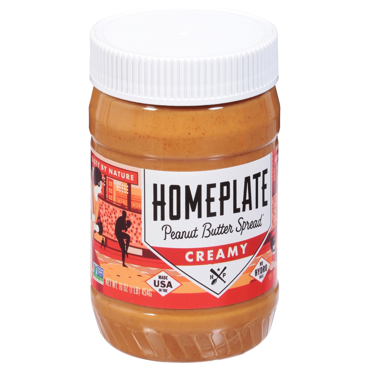 slide 2 of 11, HomePlate Peanut Butter Creamy Peanut Butter Spread 16 oz, 16 oz