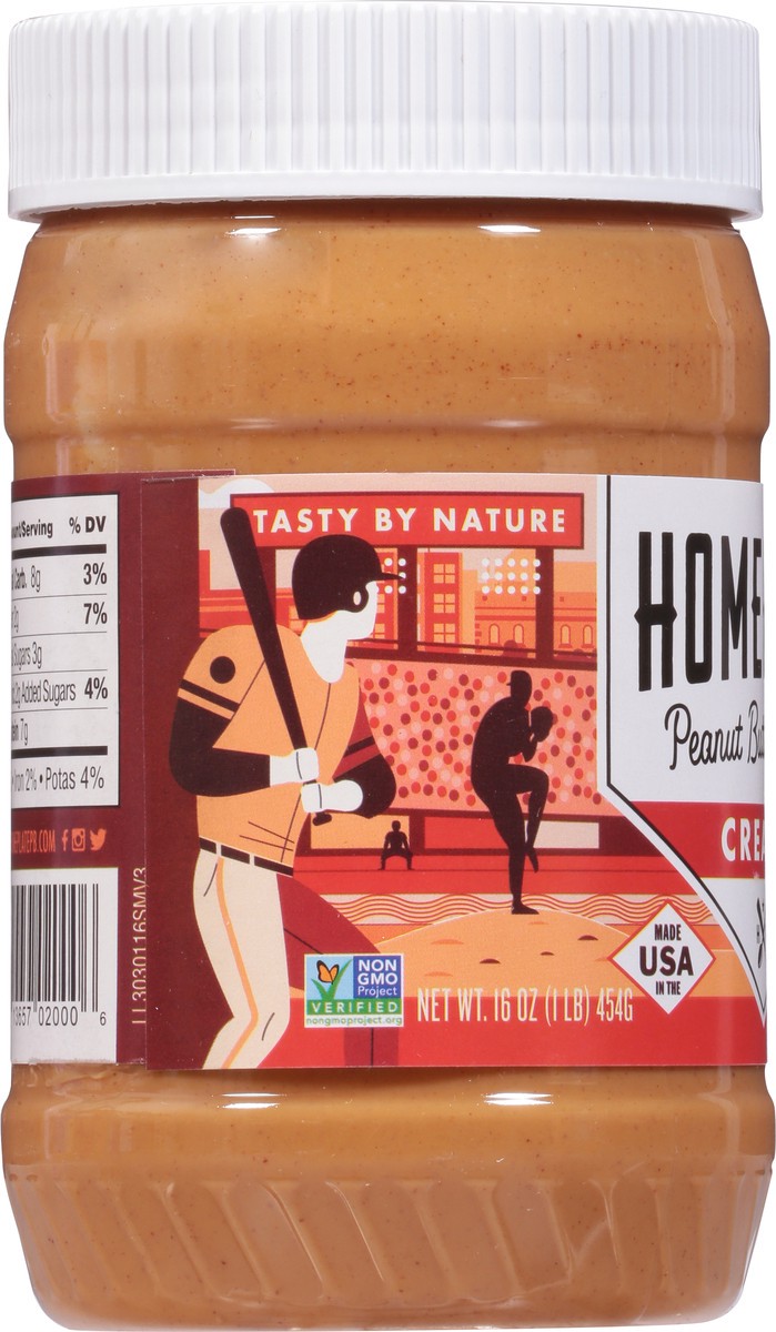 slide 7 of 11, HomePlate Peanut Butter Creamy Peanut Butter Spread 16 oz, 16 oz