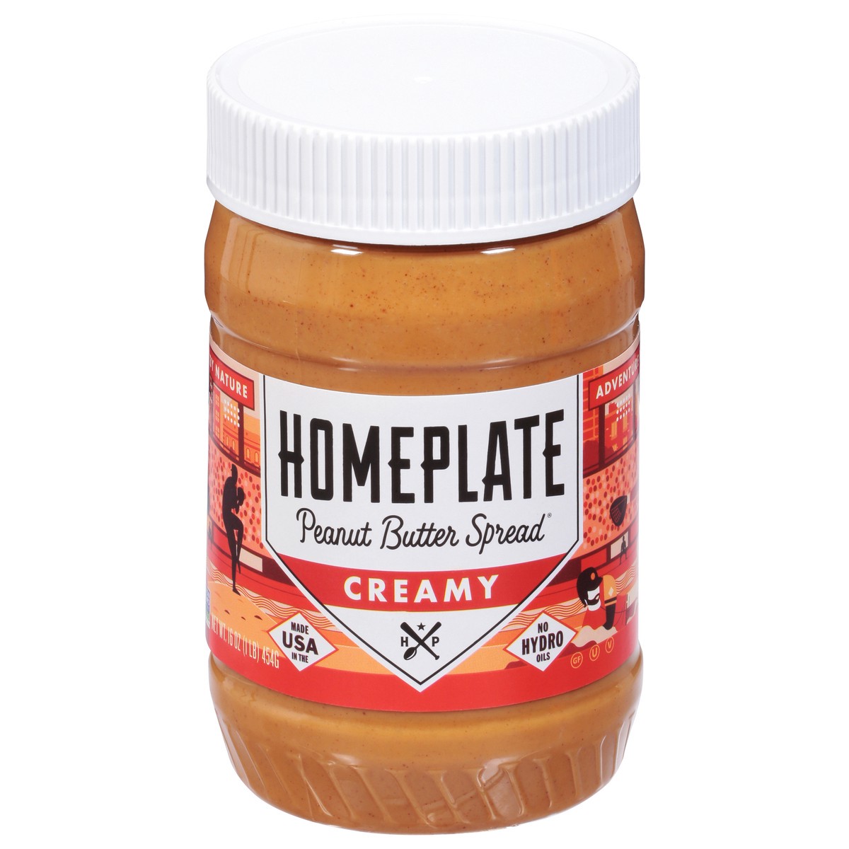 slide 1 of 11, HomePlate Peanut Butter Creamy Peanut Butter Spread 16 oz, 16 oz