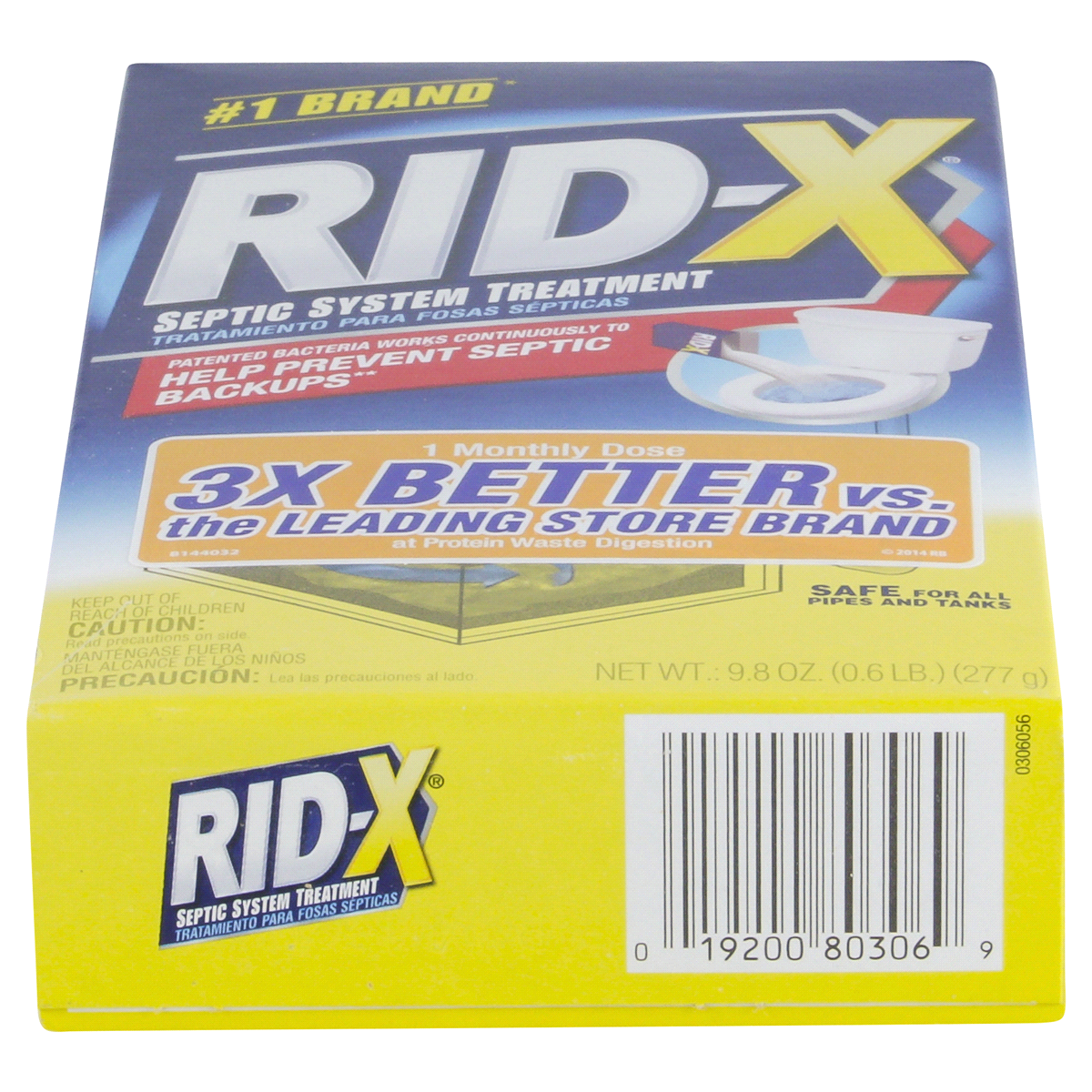 RID-X 9.8 oz. Powder Septic Tank Treatment 19200-80306 - The Home