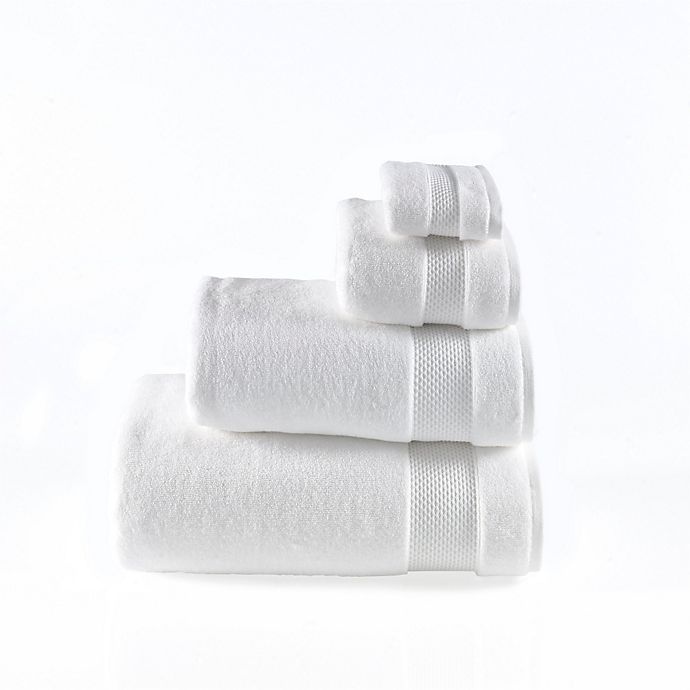 slide 1 of 1, Valeron Oversized Luxury Washcloth - White, 1 ct
