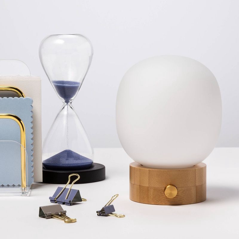 slide 2 of 4, Desk Lamp with USB Ports (Includes LED Light Bulb) - Threshold™, 1 ct