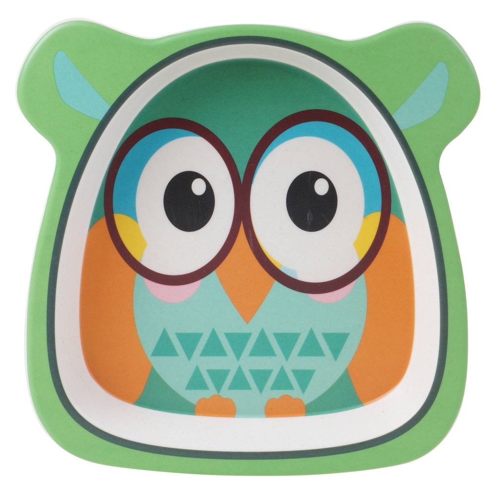 slide 6 of 6, 5pc Bamboo Owl Children's Dinnerware Set - Certified International, 1 ct