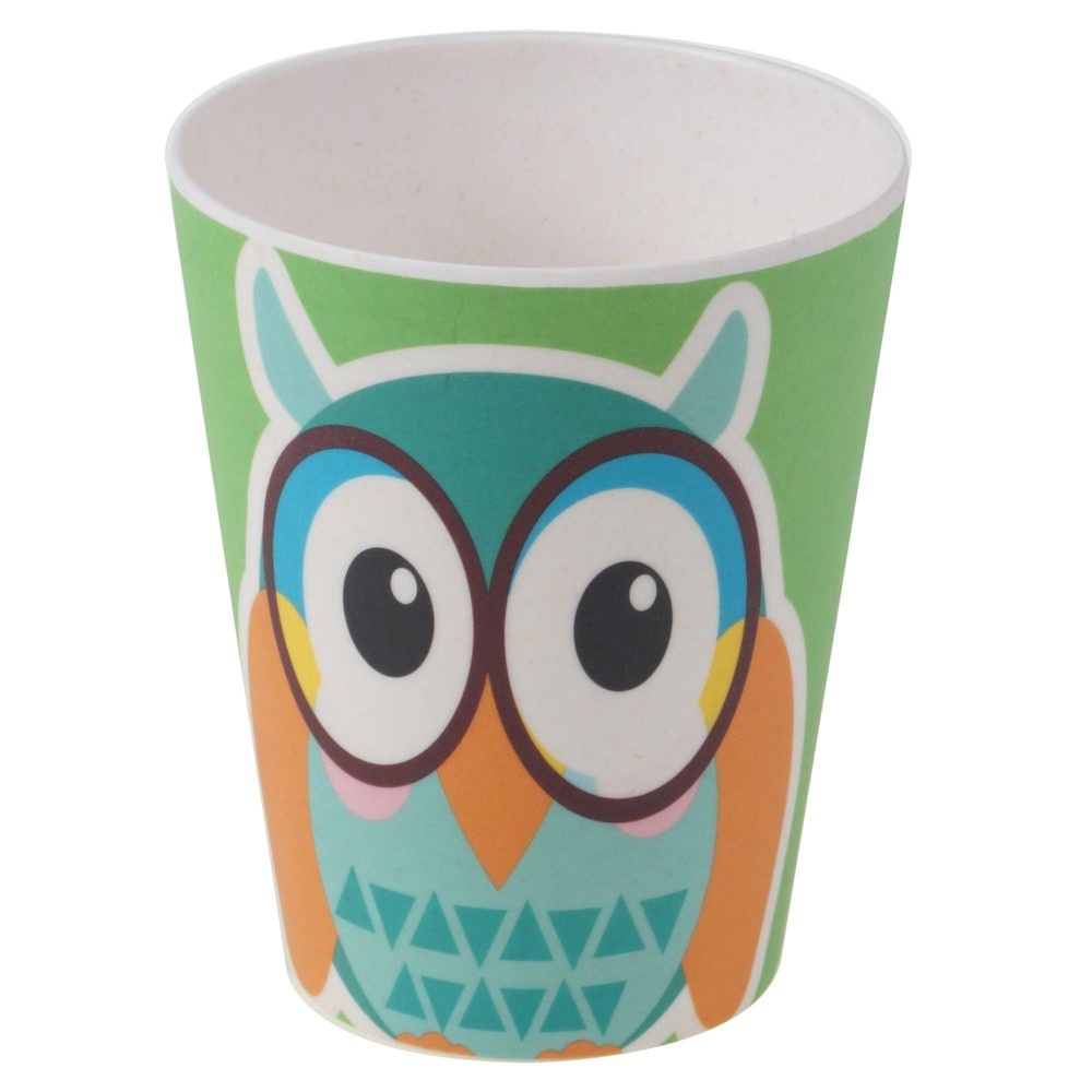 slide 3 of 6, 5pc Bamboo Owl Children's Dinnerware Set - Certified International, 1 ct
