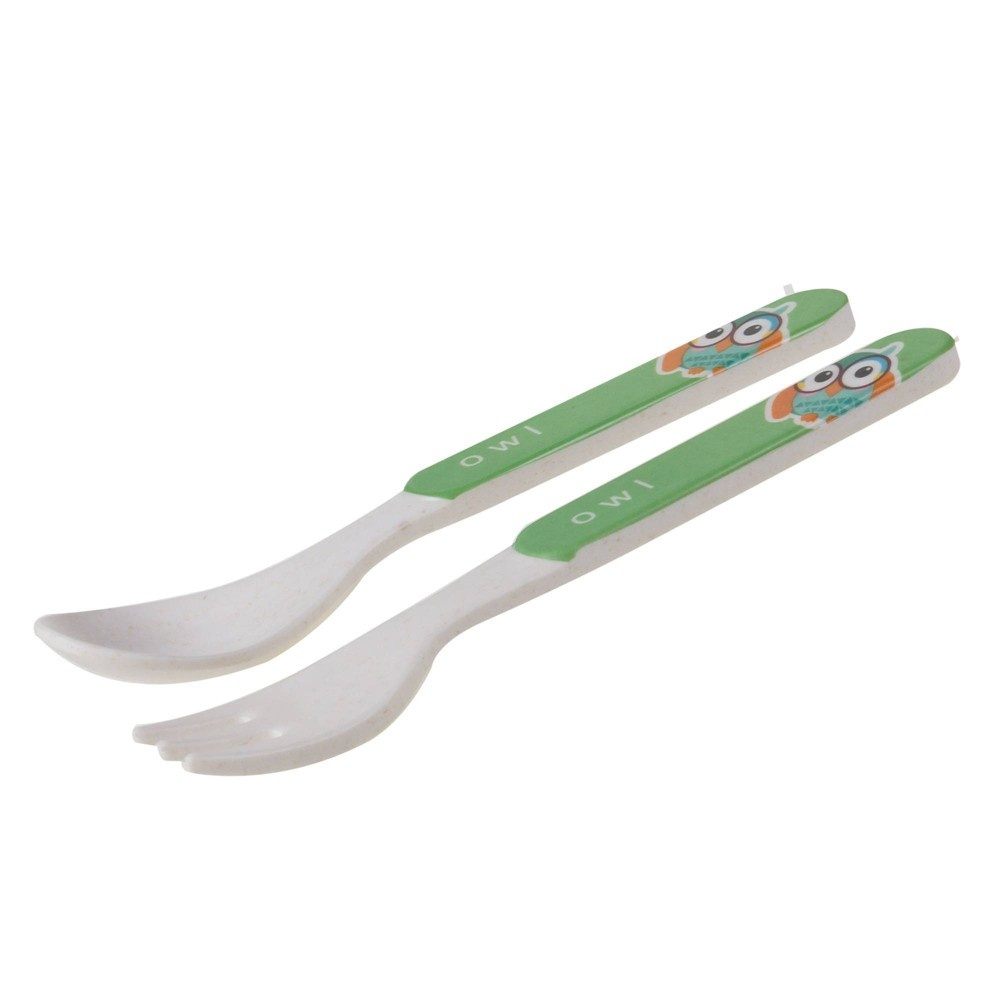 slide 2 of 6, 5pc Bamboo Owl Children's Dinnerware Set - Certified International, 1 ct