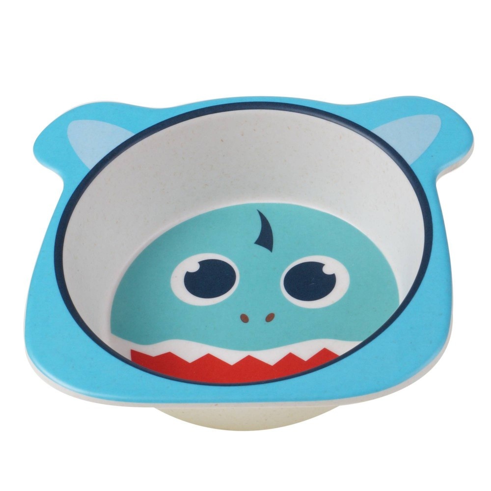 slide 3 of 6, 5pc Bamboo Shark Children's Dinnerware Set - Certified International, 1 ct