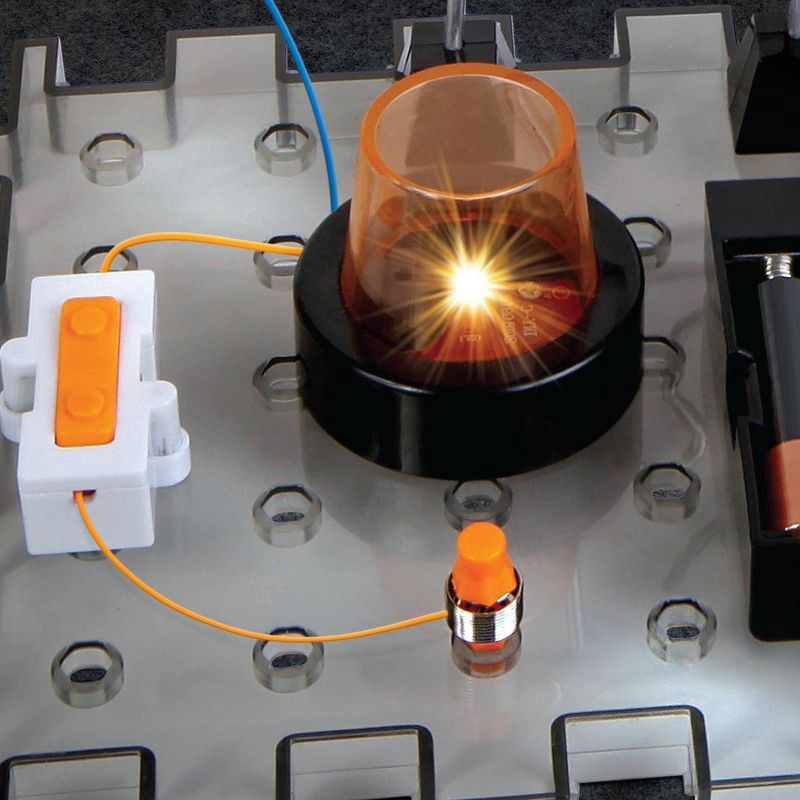 slide 4 of 9, Discovery #Mindblown Action Circuitry Electronic Experiment STEM Science Kit: Discovery Kids Educational Toy, 1 ct