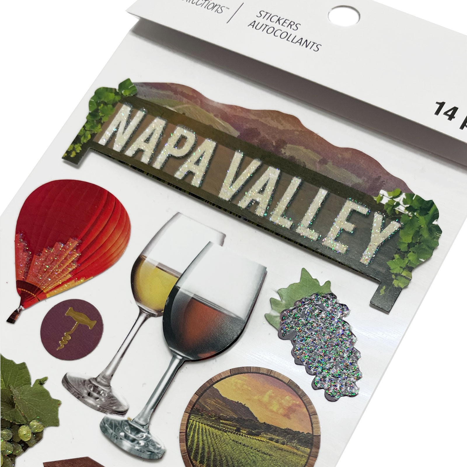 slide 2 of 4, Napa Valley Dimensional Stickers By Recollections, 3.875 in x 6.875 in