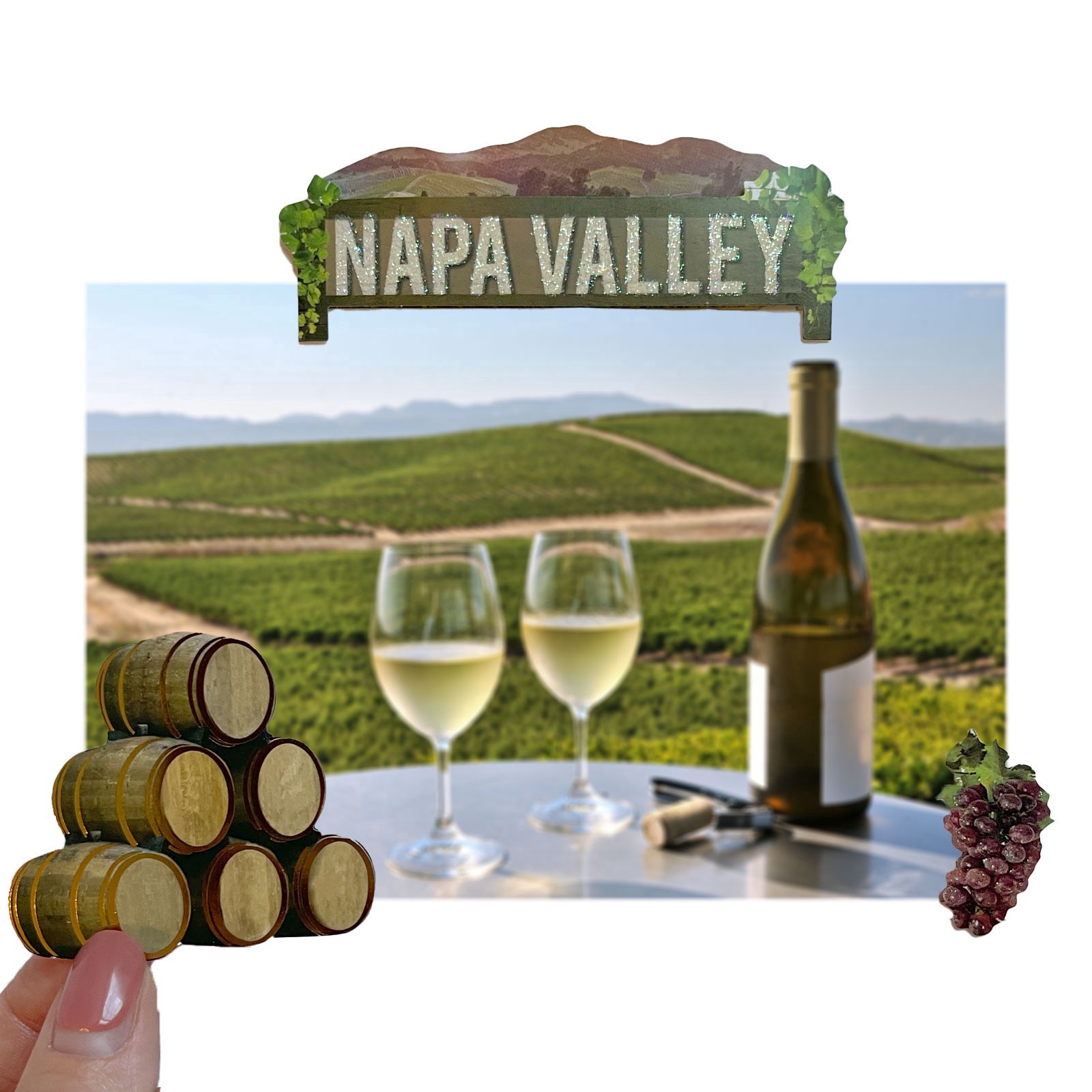 slide 3 of 4, Napa Valley Dimensional Stickers By Recollections, 3.875 in x 6.875 in