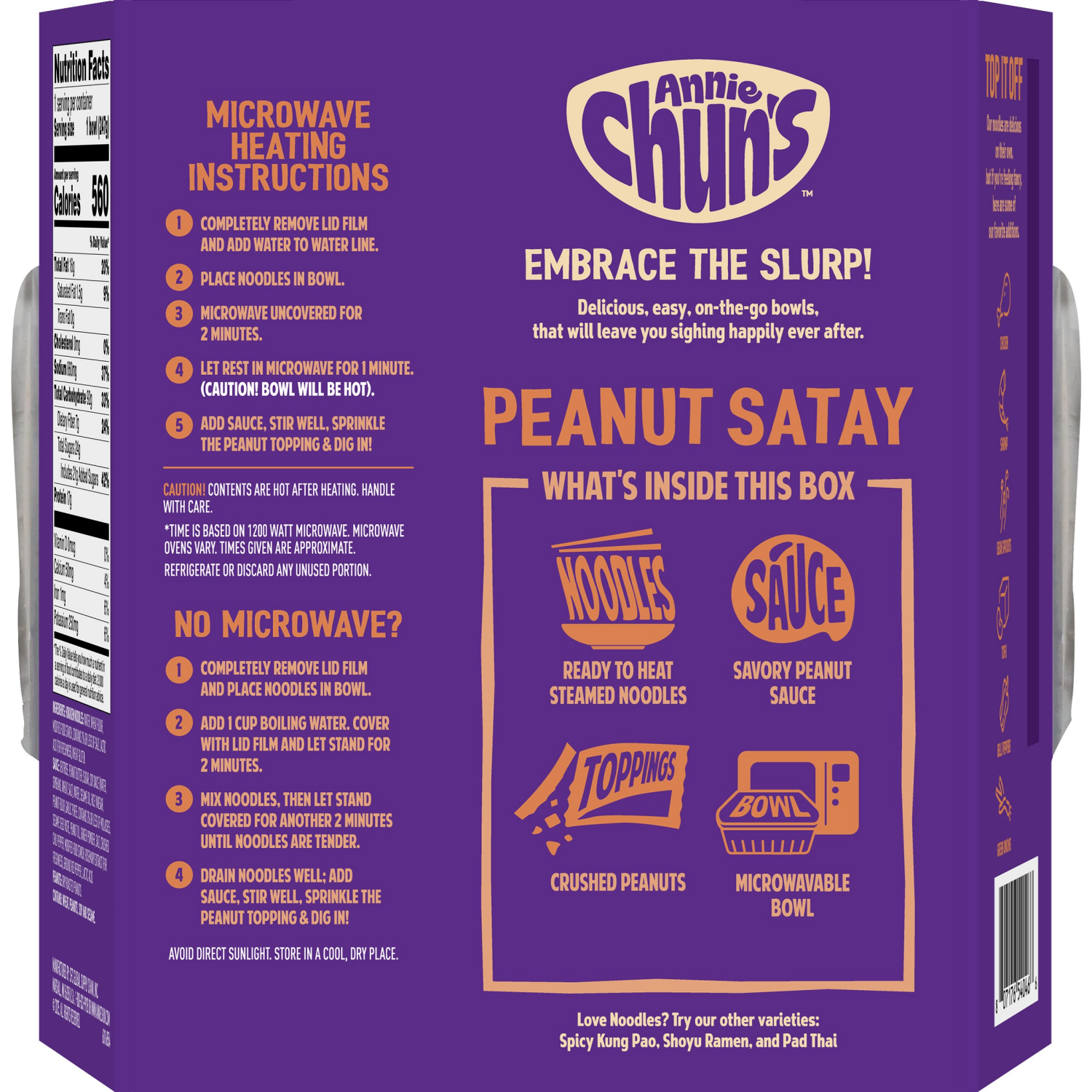 slide 2 of 8, Annie Chun's Peanut Satay Noodles 8.71 oz, 8.71 oz