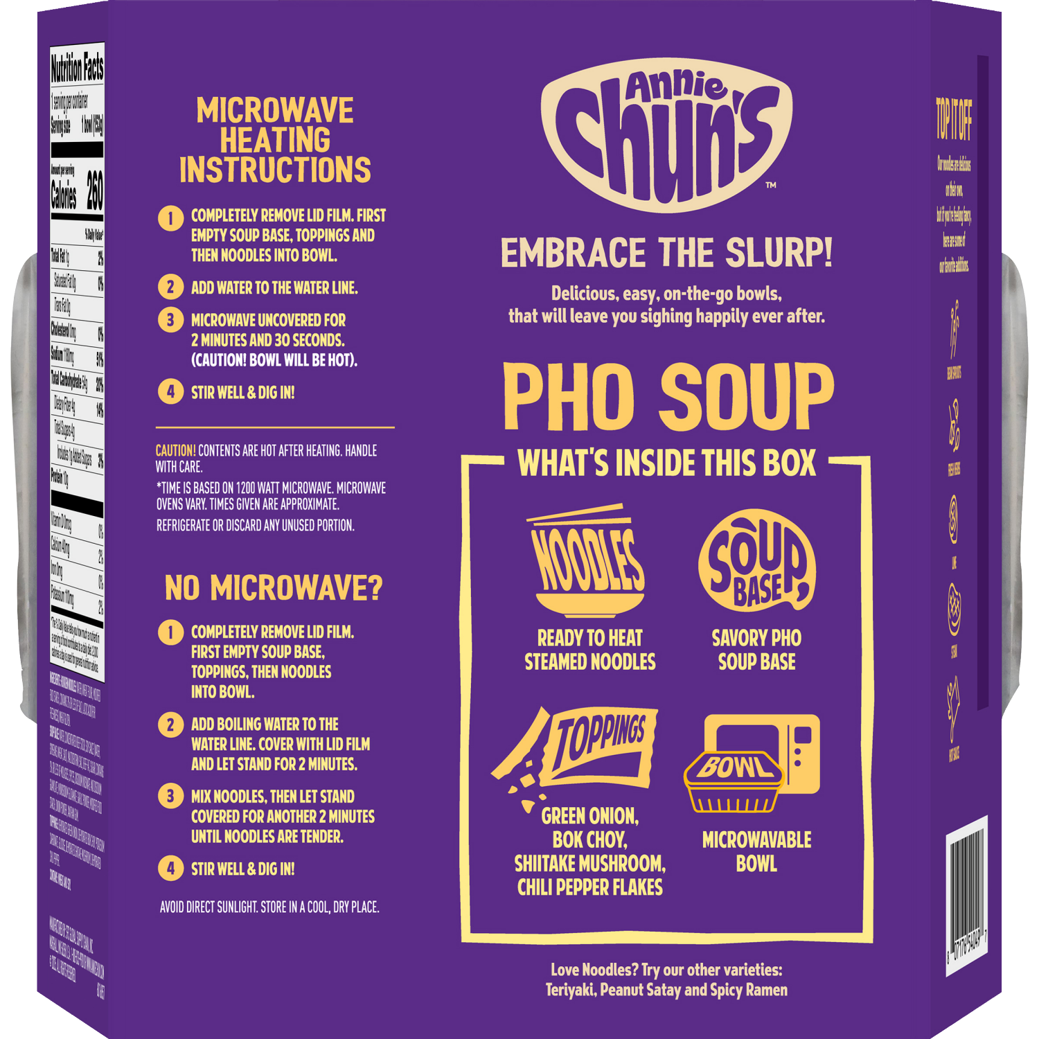 slide 2 of 8, Annie Chun's Pho Soup Noodles 5.4 oz, 5.4 oz