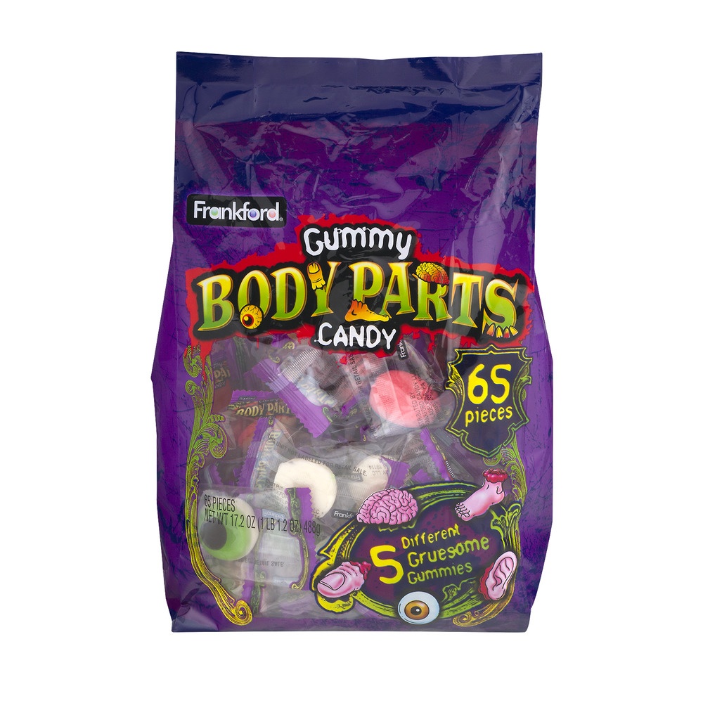 slide 1 of 1, Frankford Gummy Body Parts Standup Bag, 17.2 oz