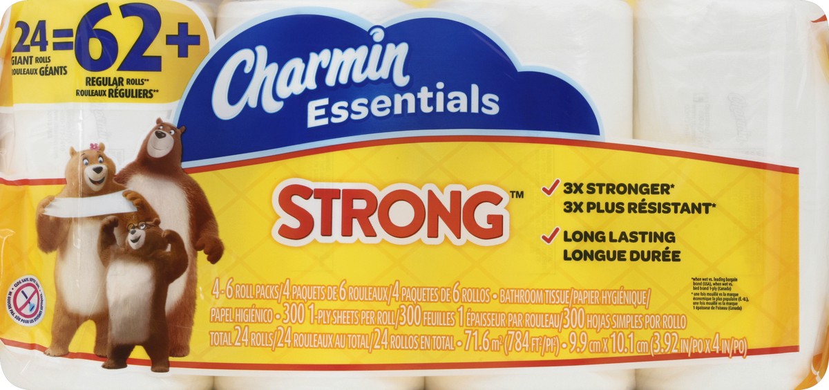 slide 1 of 5, Charmin Bathroom Tissue 24 ea, 24 ct