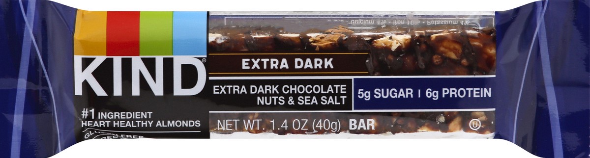 slide 8 of 13, KIND Dark Chocolate Extra Bar, 1.4 oz