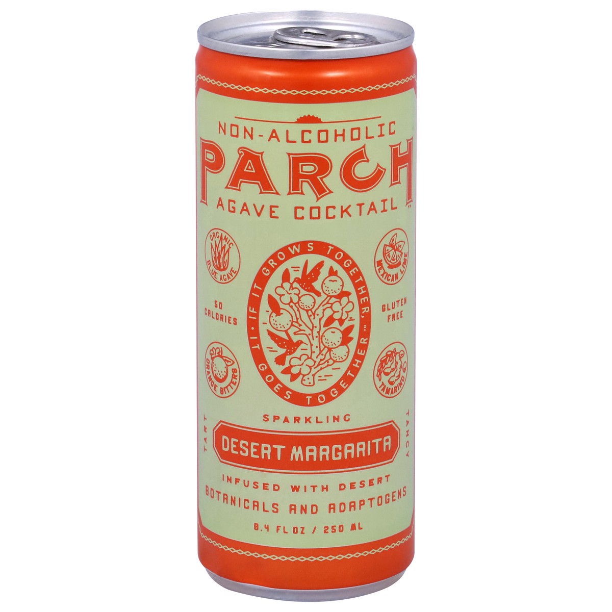 slide 1 of 14, Parch Non-Alcoholic Sparkling Desert Margarita Agave Cocktail 8.4 fl oz, 8.4 fl oz