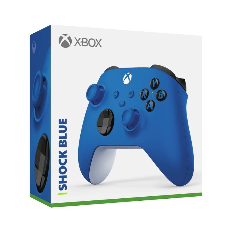slide 4 of 5, Microsoft Xbox Series X|S Wireless Controller - Shock Blue, 1 ct