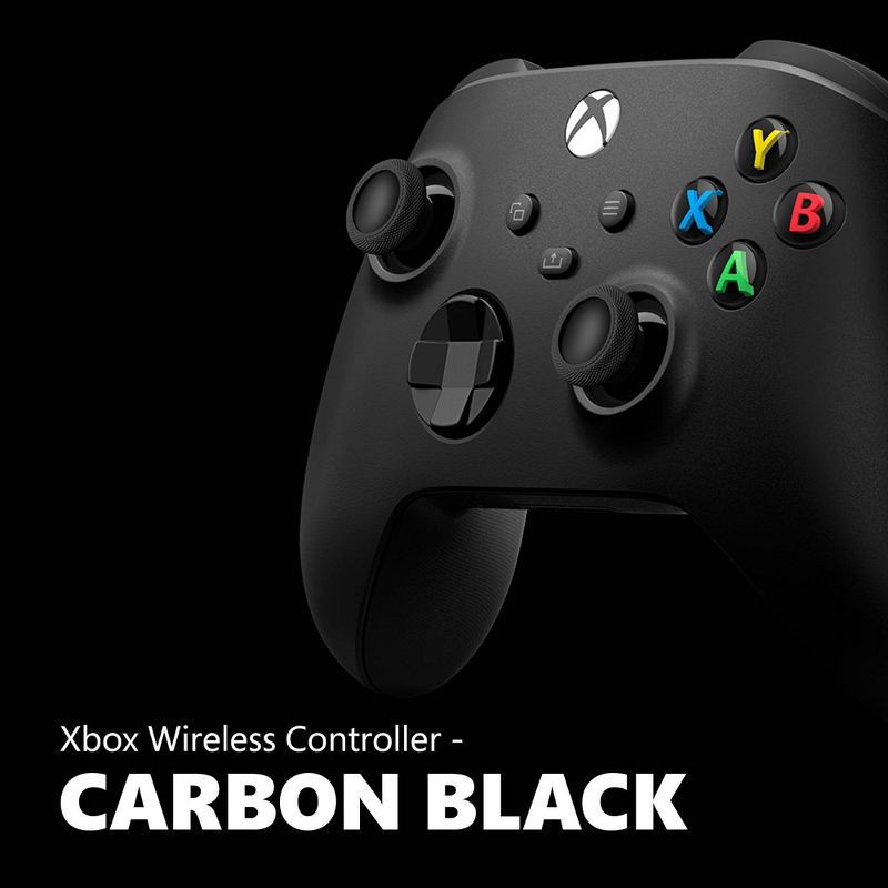 slide 2 of 6, Microsoft Xbox Series X|S Wireless Controller - Carbon Black: USB-C, Bluetooth Compatible, 1 ct