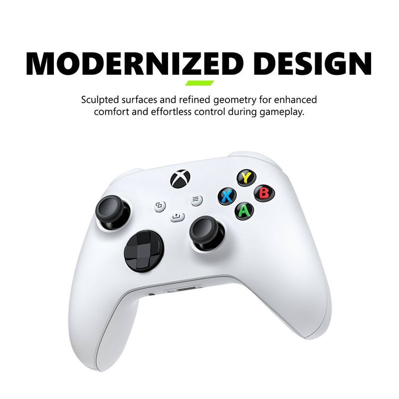slide 3 of 6, Microsoft Xbox Series X|S Wireless Controller - Robot White, 1 ct