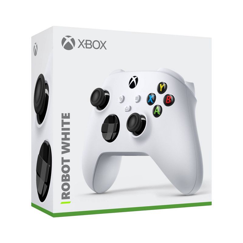 slide 4 of 5, Microsoft Xbox Series X|S Wireless Controller - Robot White, 1 ct