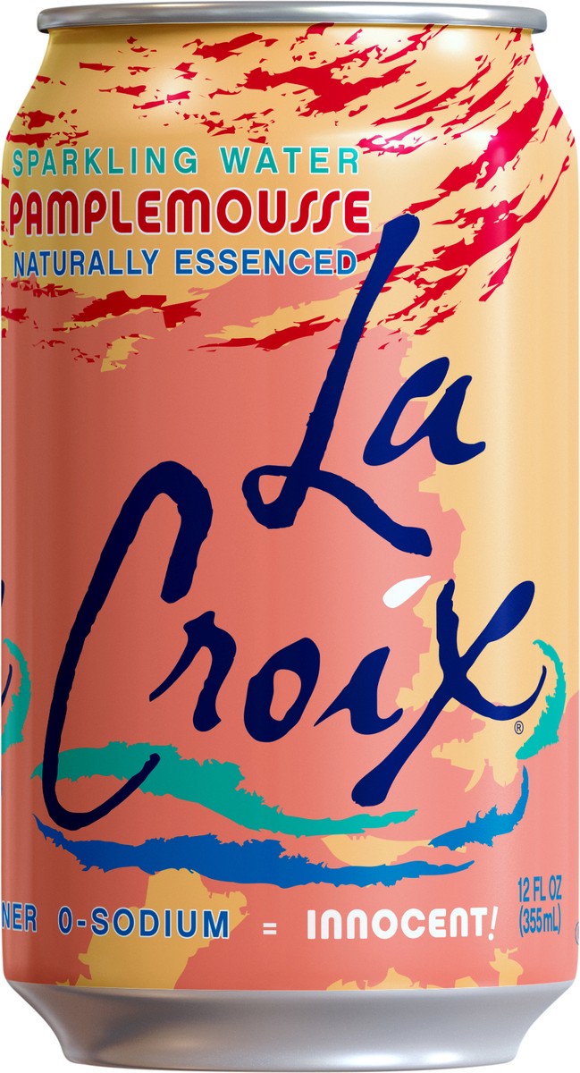 slide 1 of 1, La Croix Pamplemousse Sparkling Water - 12 fl oz, 12 fl oz