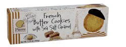 Pierre Biscuiterie French Butter Cookies with Sea Salt Caramel