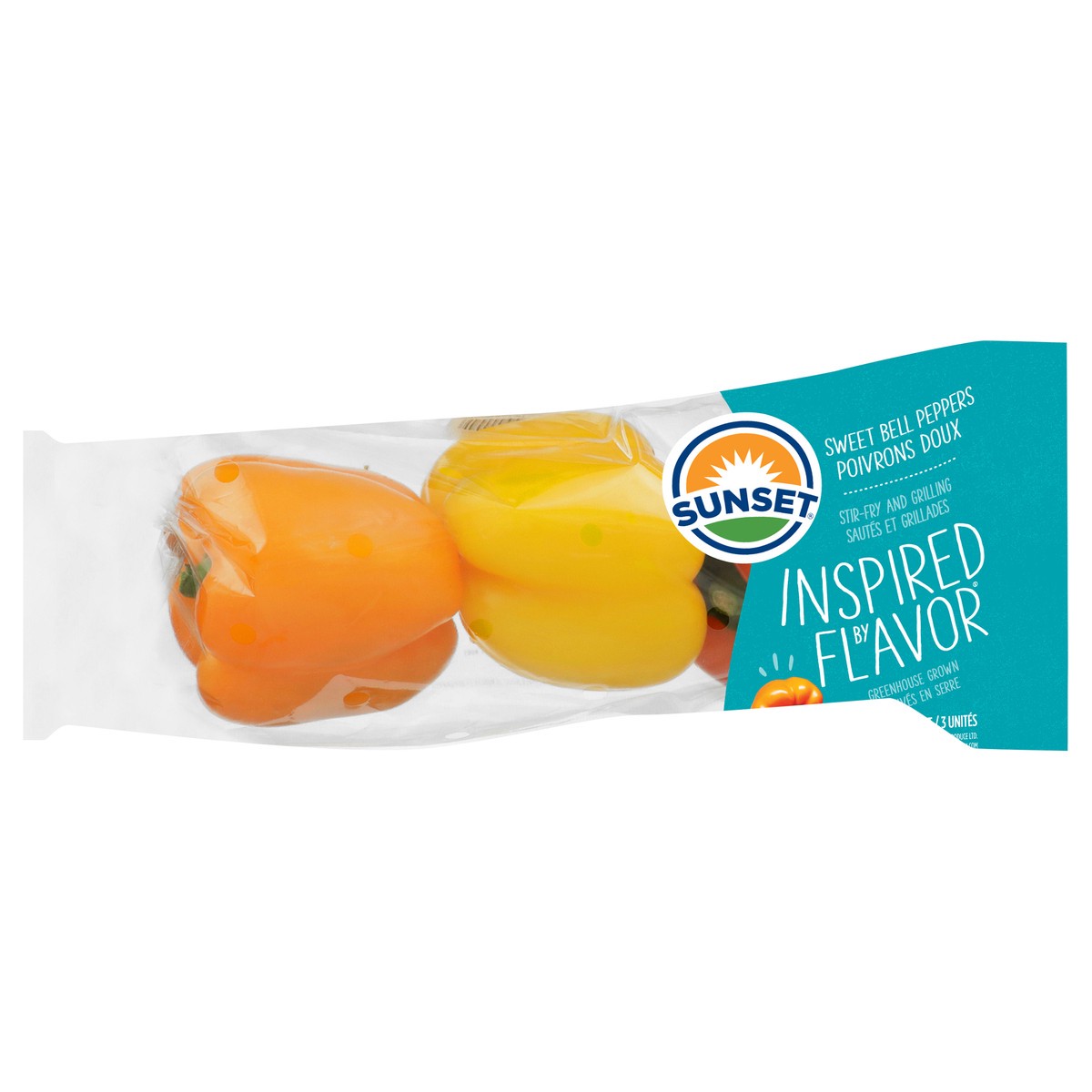 slide 2 of 3, SUNSET Stoplight Bell Peppers, 3 ct