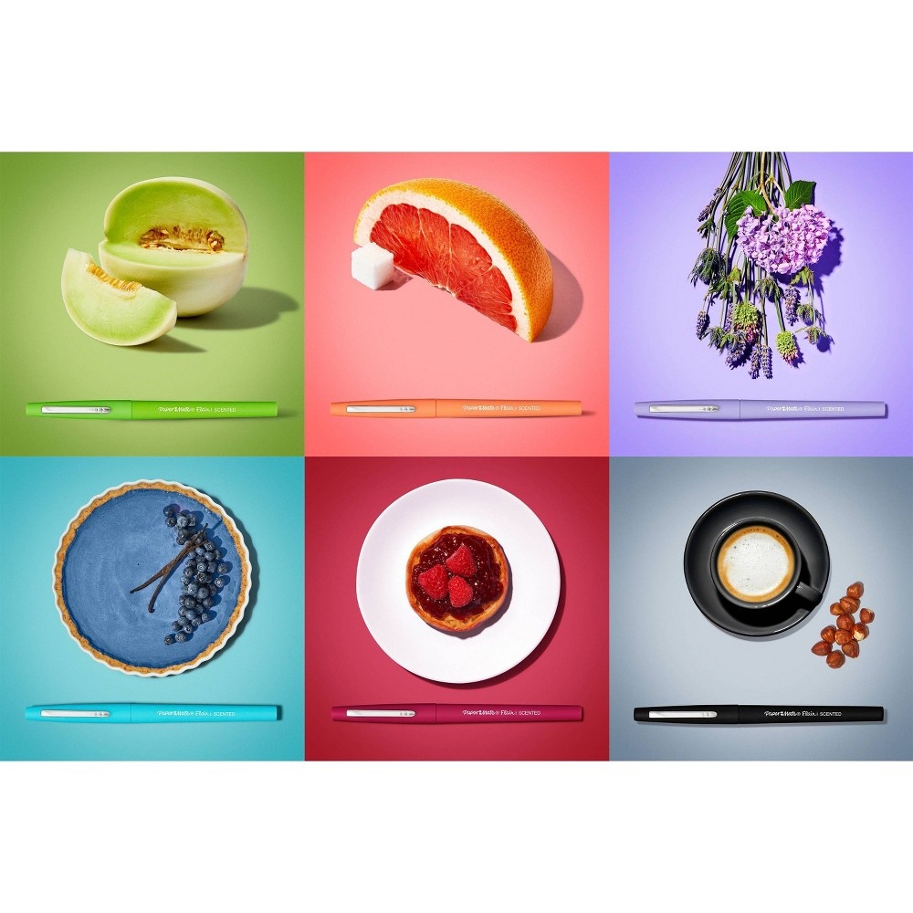 slide 3 of 9, Paper Mate PaperMate Flair Scented Pens Multiple Colors 0.7mm, 6 ct