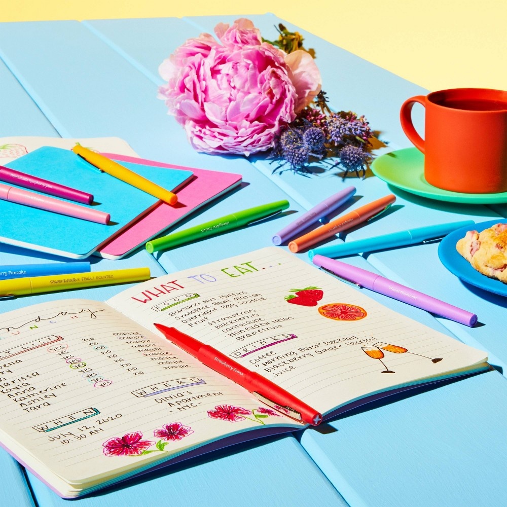 slide 8 of 9, Paper Mate PaperMate Flair Scented Pens Multiple Colors 0.7mm, 6 ct