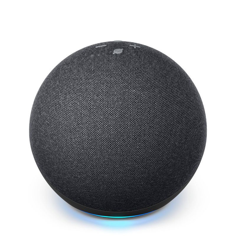 slide 2 of 7, Amazon Echo (4th Gen) - Smart Home Hub with Alexa - Charcoal, 1 ct